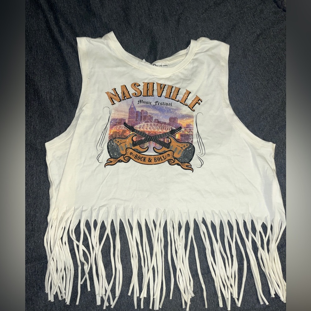 TJ MAXX love and lazy days Nashville music festival tank top